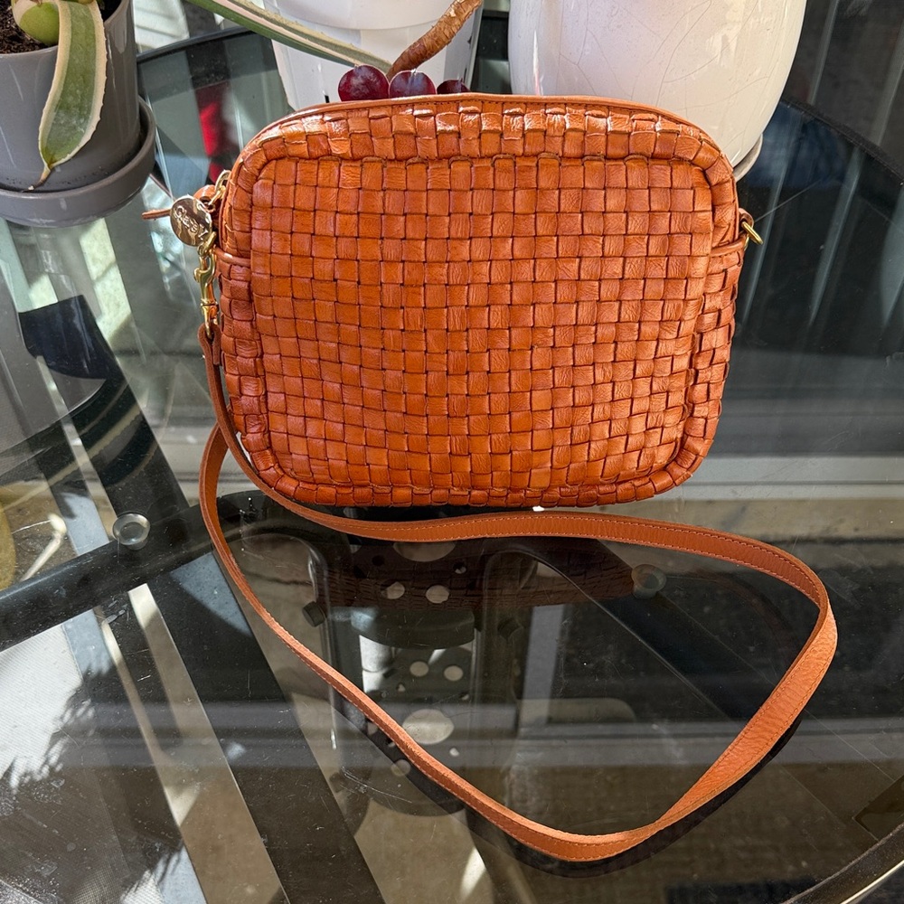 Clare V. | Midi Sac, Natural Woven Checker